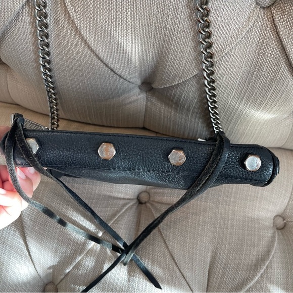 Rebecca MINKOFF Five-Zip Mini Crossbody Black - Picture 6 of 9